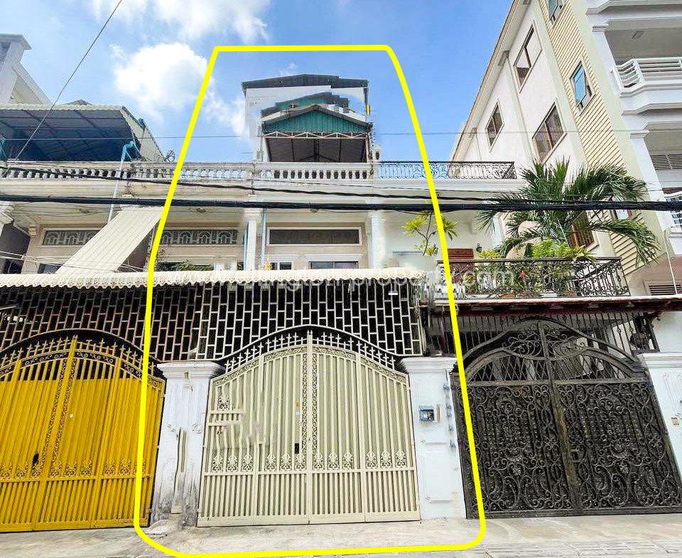 Flat House For Rent ​in Toul Tum Pung - Ellington Property