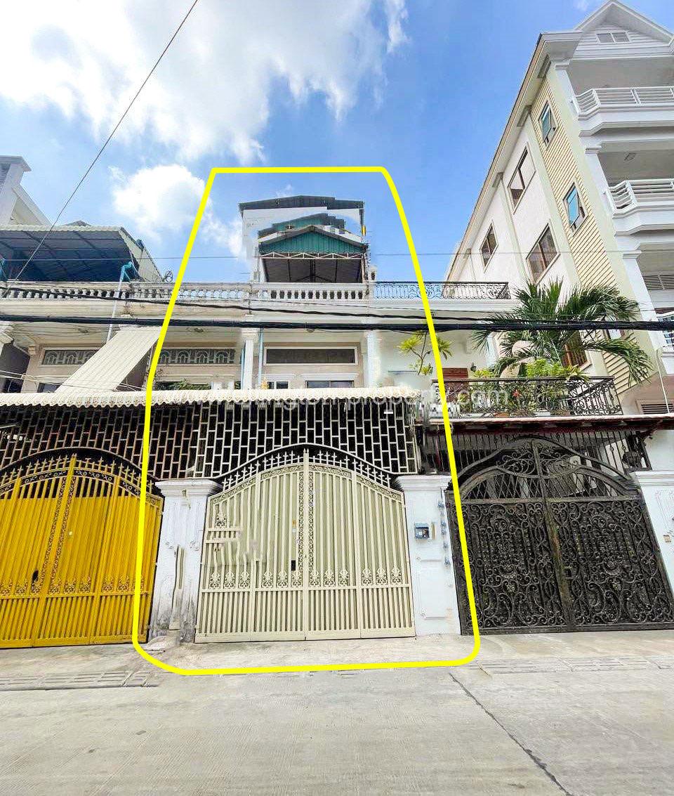 Flat House For Rent ​in Toul Tum Pung - Ellington Property