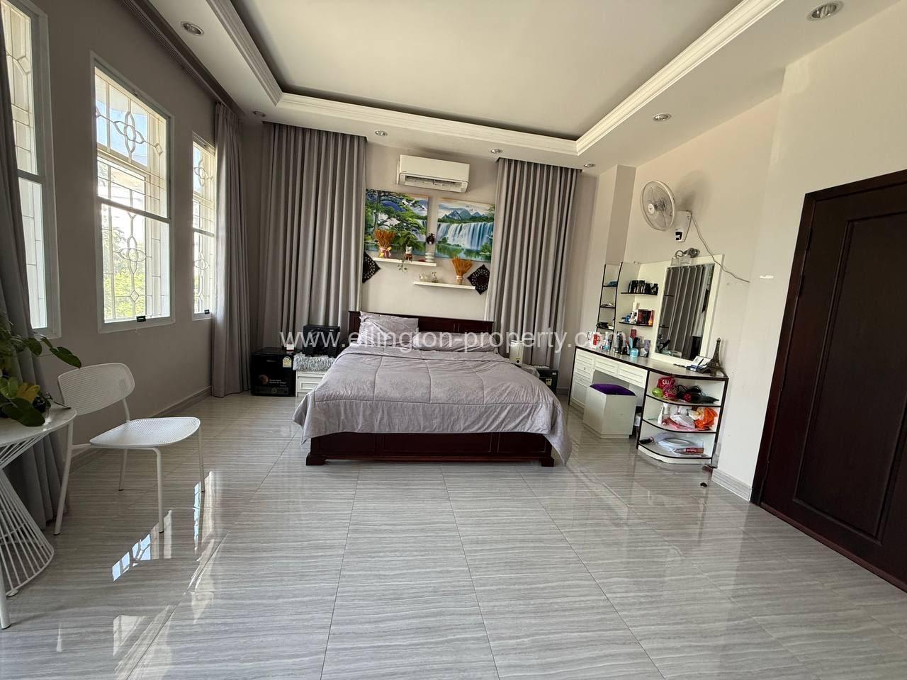 Single Villa For Rent Near Prohm Bayon Roundabout,st 6a - Ellington Property