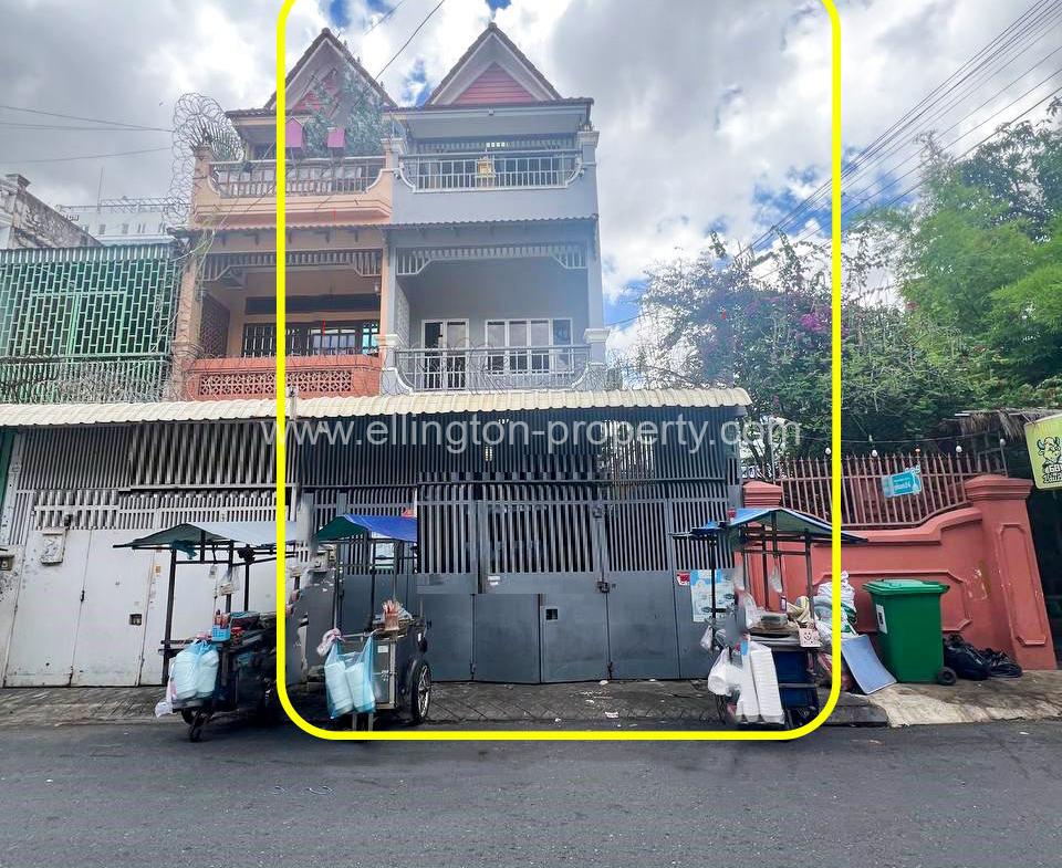 Shop House For Rent In Bkk - Ellington Property
