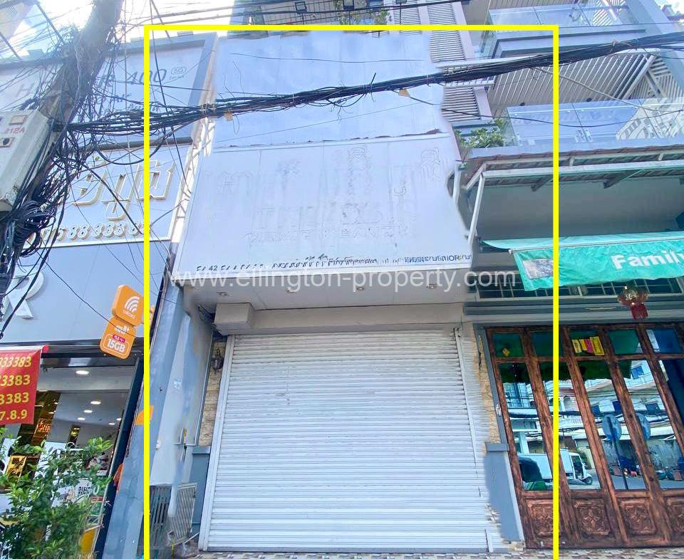 Shop House For Rent In Toul Tompong - Ellington Property
