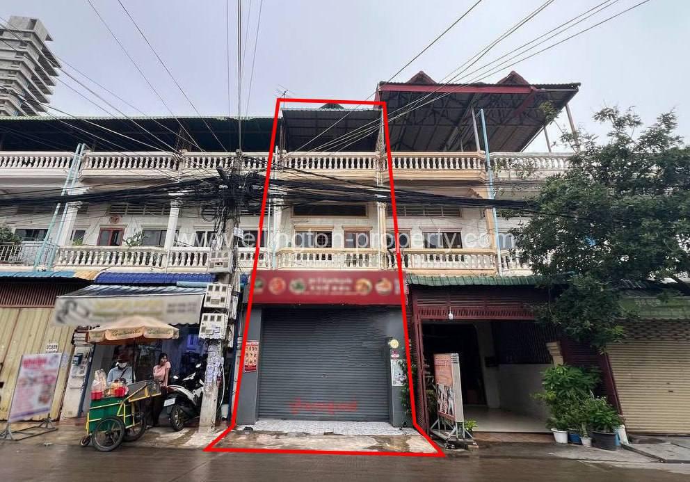 Shop House For Rent In Tuol Tompoung,tumnob Tuek - Ellington Property