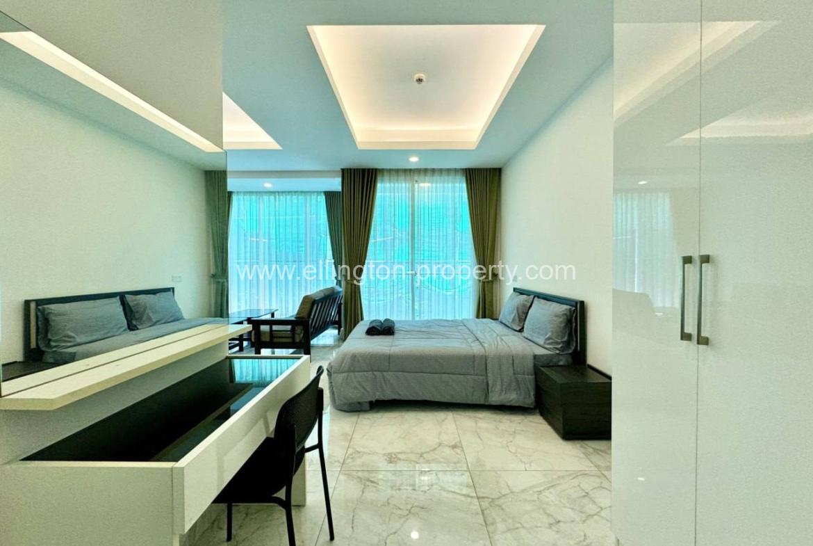 J Tower 8f Studio Serviced Apartment For Rent In Tonle Bassac - Ellington Property
