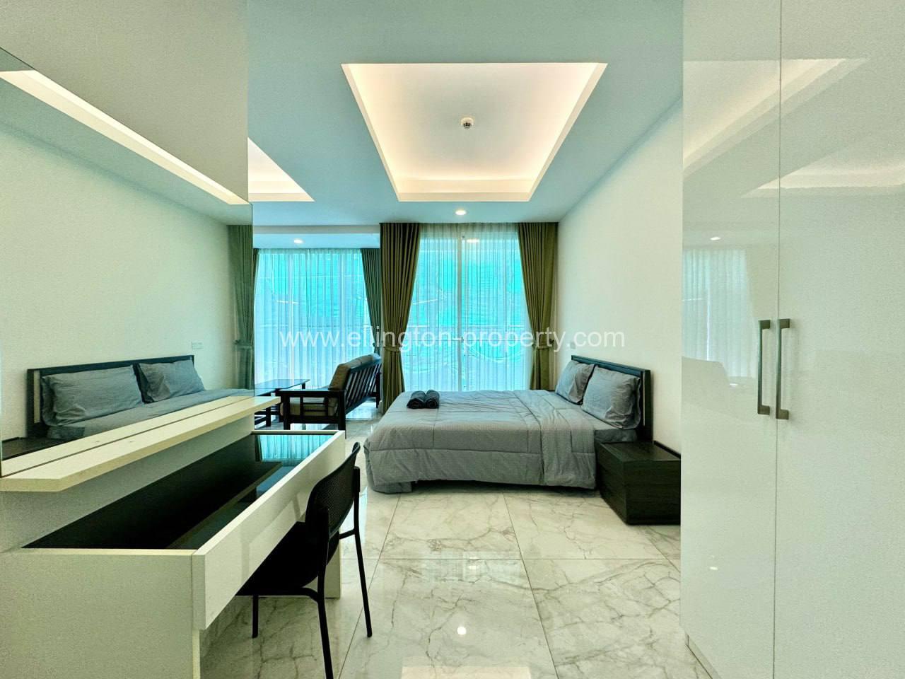 J Tower 8f Studio Serviced Apartment For Rent In Tonle Bassac - Ellington Property