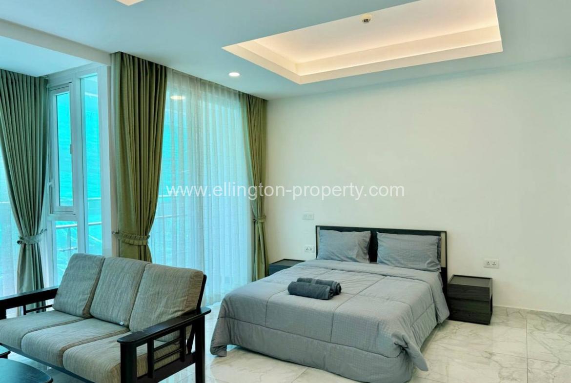 J Tower 8f Studio Serviced Apartment For Rent In Tonle Bassac - Ellington Property