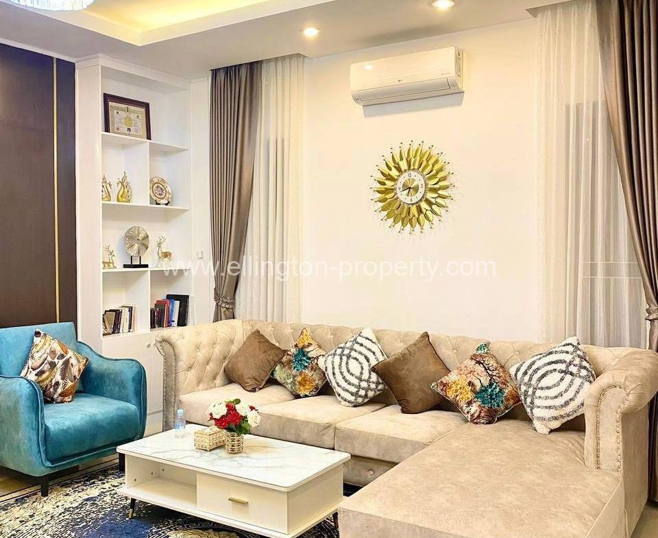 Twin Villa For Rent ​in Borey Phnom Penh Thmey Sen Sok - Ellington Property