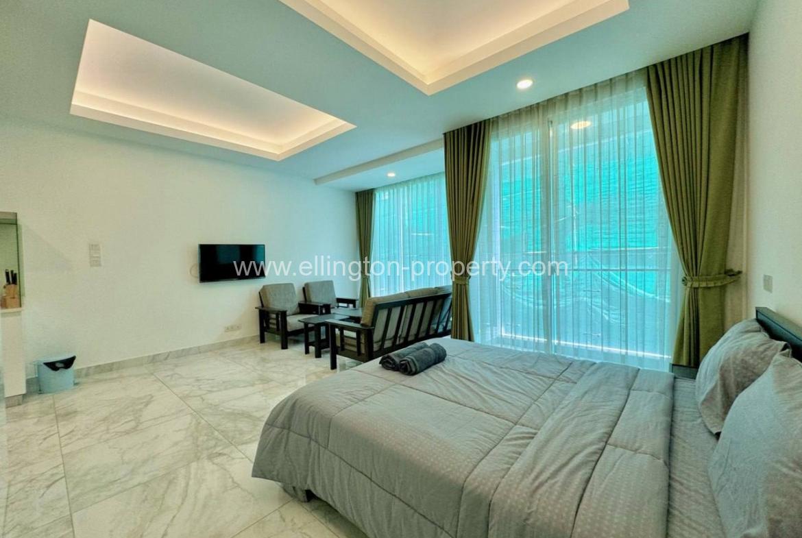 J Tower 8f Studio Serviced Apartment For Rent In Tonle Bassac - Ellington Property