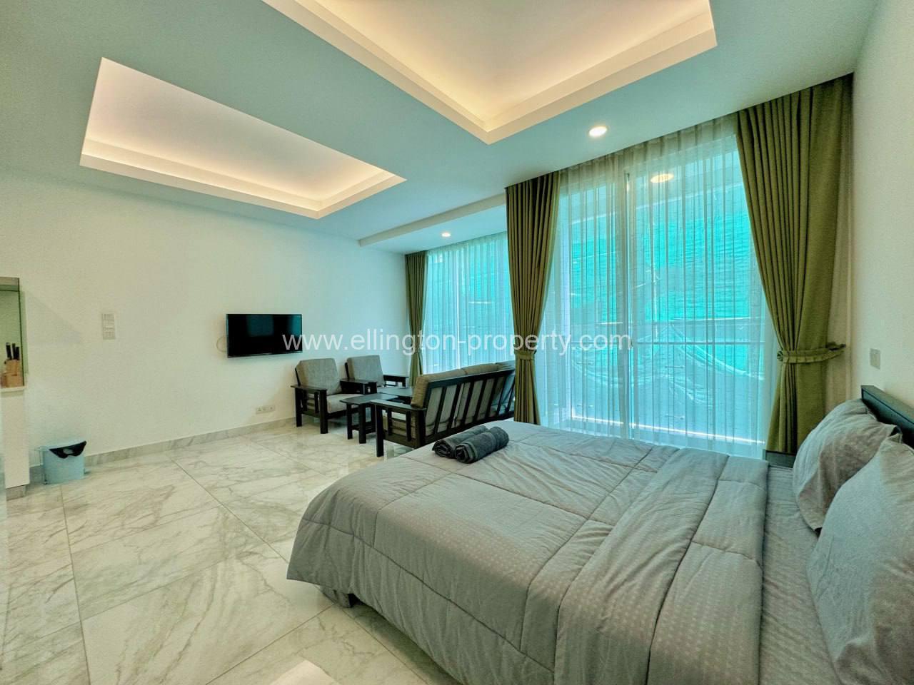 J Tower 8f Studio Serviced Apartment For Rent In Tonle Bassac - Ellington Property