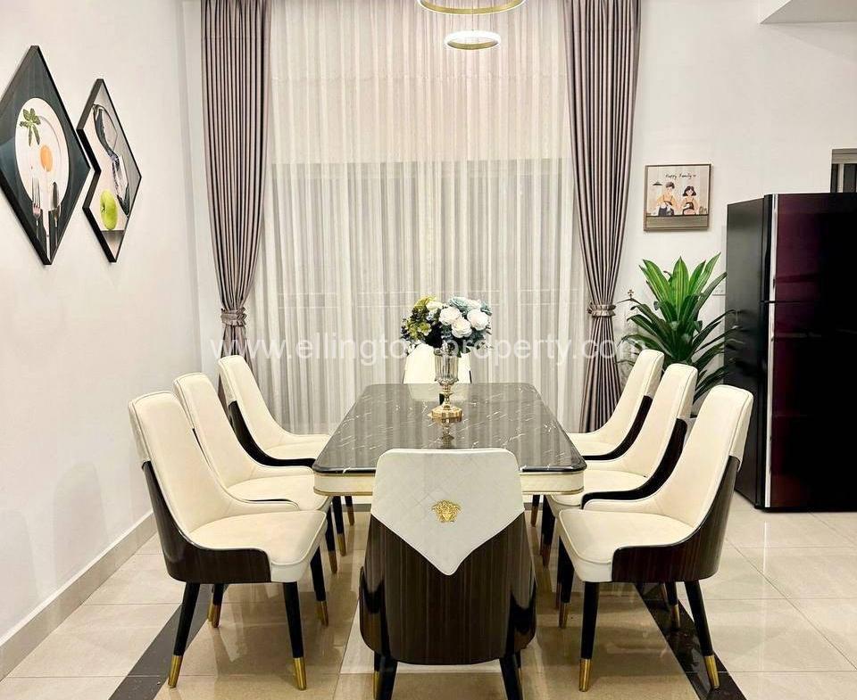 Twin Villa For Rent ​in Borey Phnom Penh Thmey Sen Sok - Ellington Property