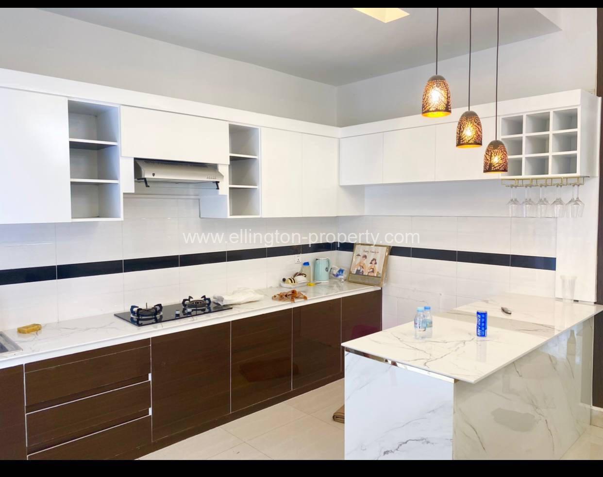 Twin Villa For Rent ​in Borey Phnom Penh Thmey Sen Sok - Ellington Property