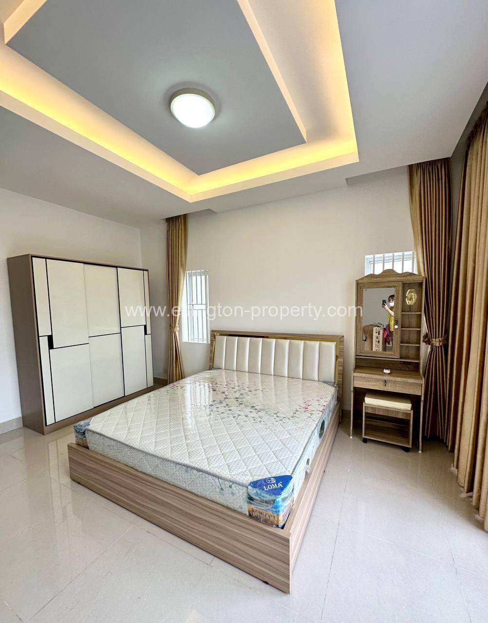 Twin Villa For Rent ​in Borey Phnom Penh Thmey Sen Sok - Ellington Property