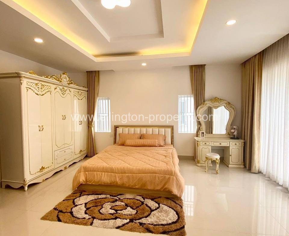 Twin Villa For Rent ​in Borey Phnom Penh Thmey Sen Sok - Ellington Property