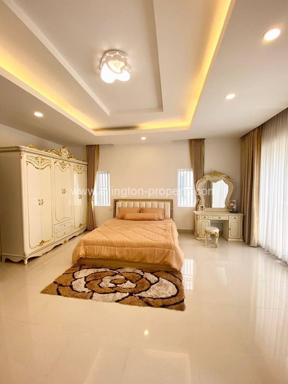 Twin Villa For Rent ​in Borey Phnom Penh Thmey Sen Sok - Ellington Property