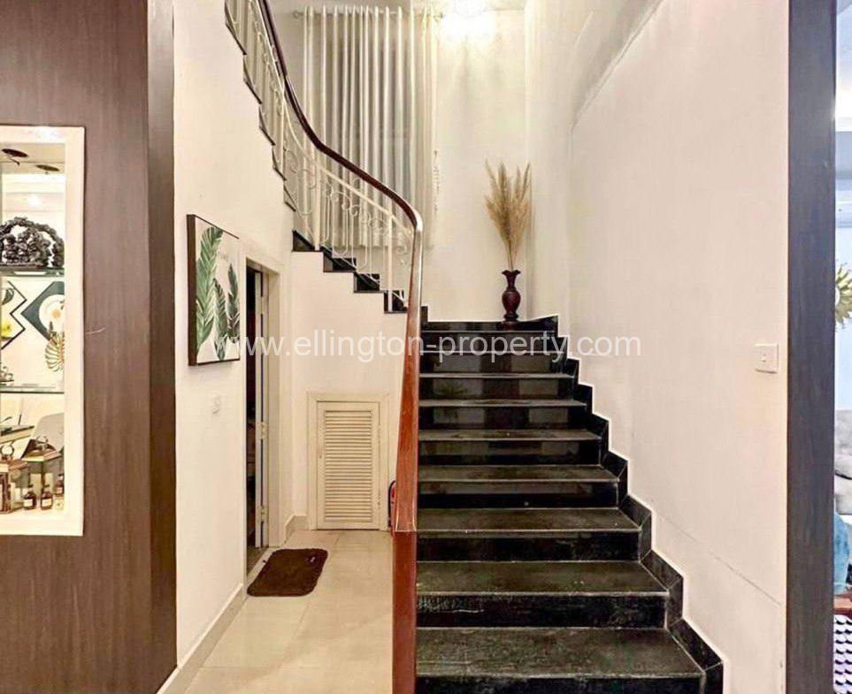 Twin Villa For Rent ​in Borey Phnom Penh Thmey Sen Sok - Ellington Property