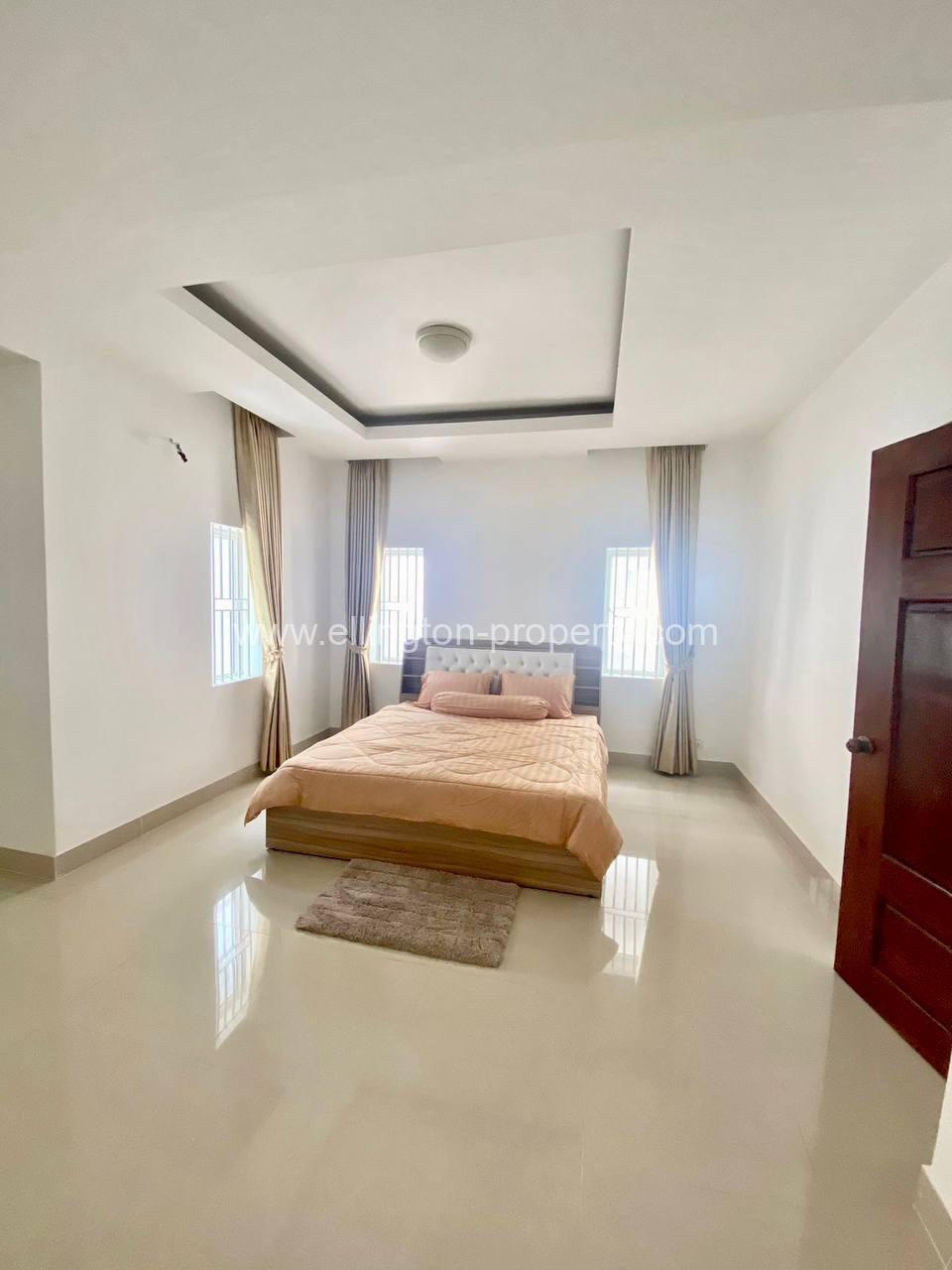 Twin Villa For Rent ​in Borey Phnom Penh Thmey Sen Sok - Ellington Property