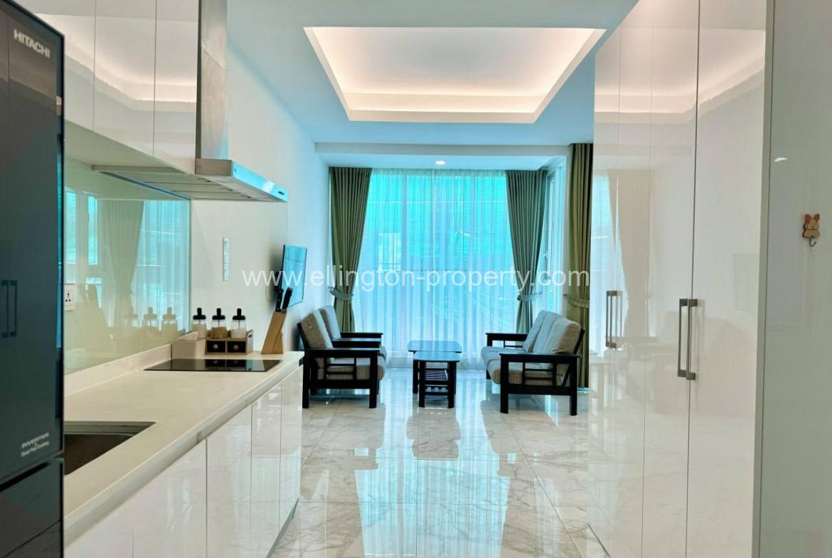 J Tower 8f Studio Serviced Apartment For Rent In Tonle Bassac - Ellington Property