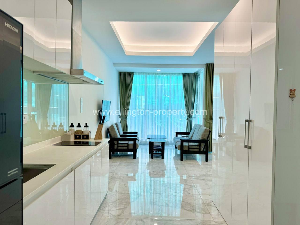 J Tower 8f Studio Serviced Apartment For Rent In Tonle Bassac - Ellington Property