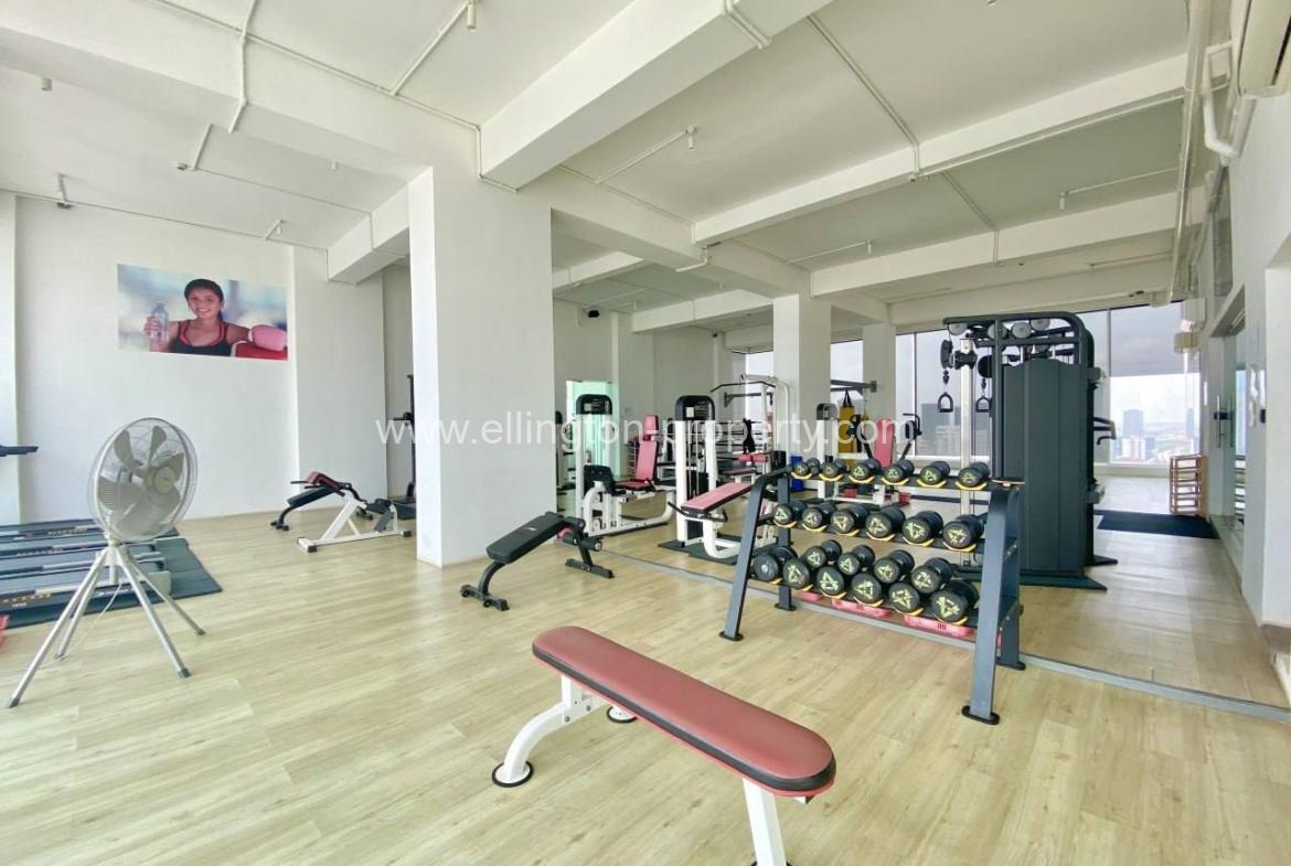 J Tower 8f Studio Serviced Apartment For Rent In Tonle Bassac - Ellington Property