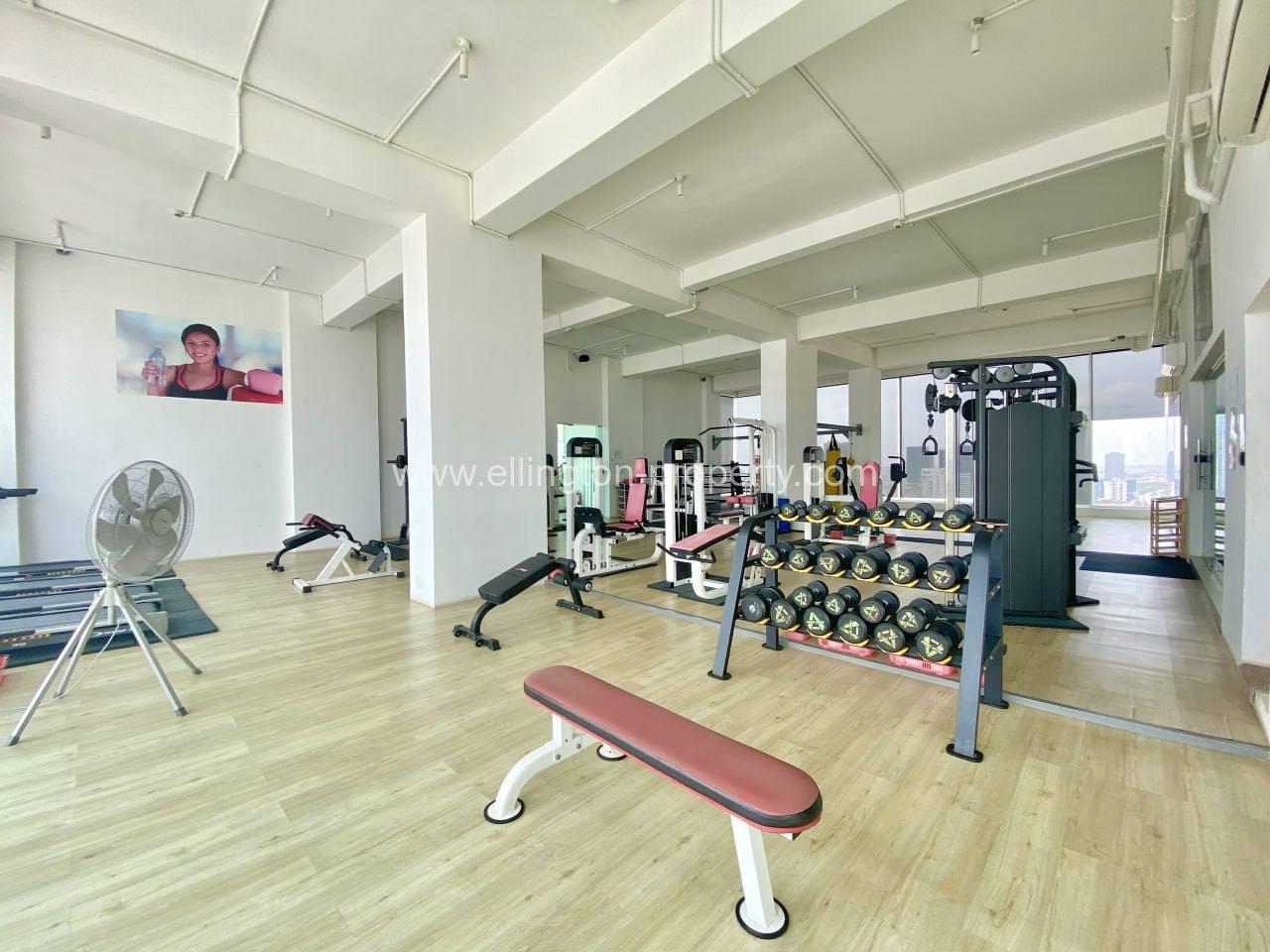 J Tower 8f Studio Serviced Apartment For Rent In Tonle Bassac - Ellington Property