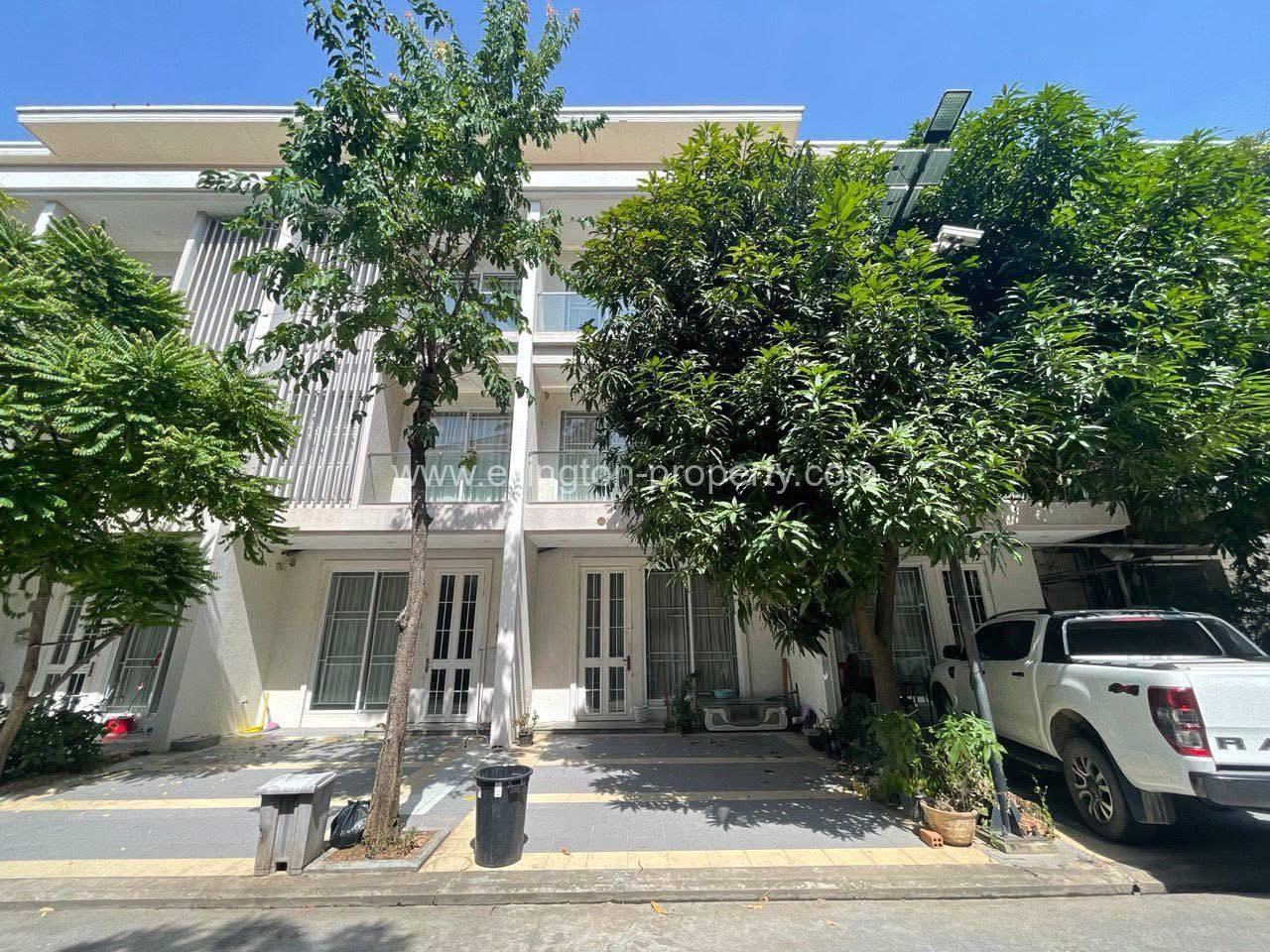 Link Villa Rent In Borey Chip Mong Sen Sok - Ellington Property