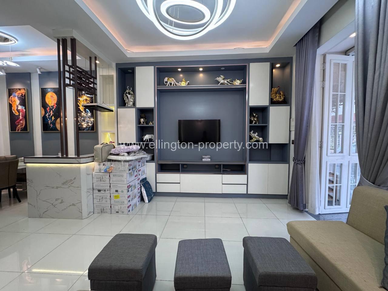 Link Villa Rent In Borey Chip Mong Sen Sok - Ellington Property