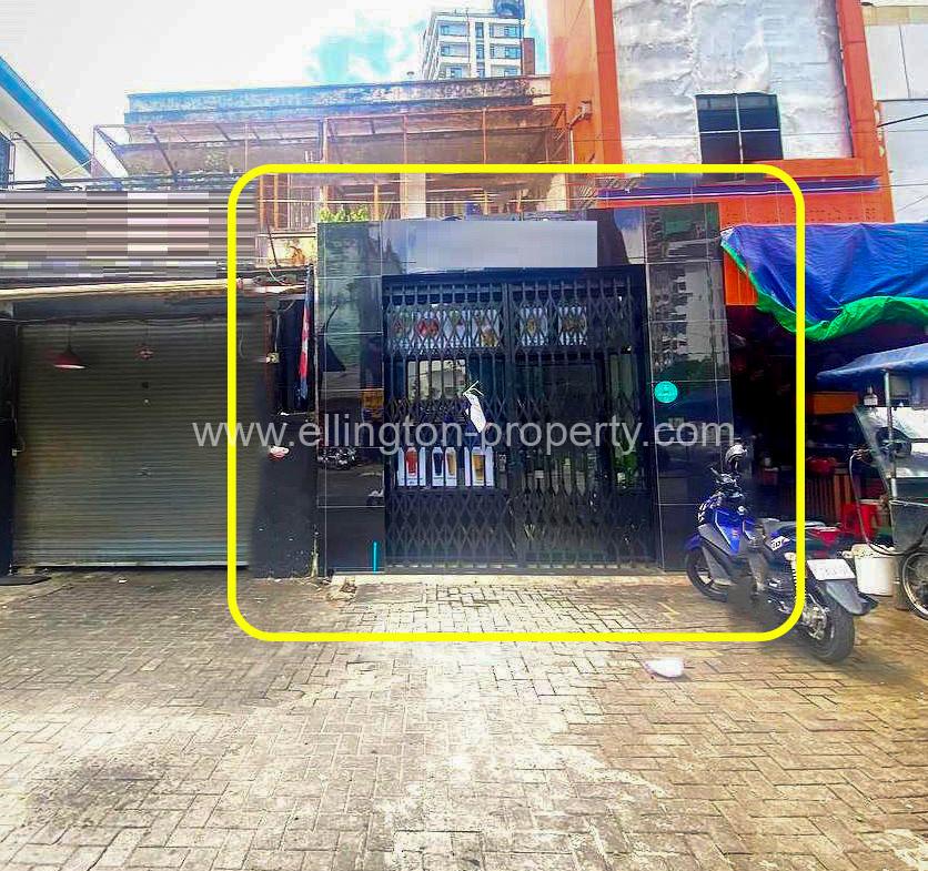 Shophouse For Rent At Boeng Keng Kong - Ellington Property