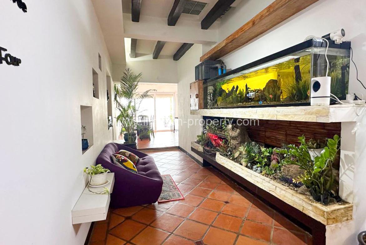 Riverside Garden House For Rent At Chroy Changvar - Ellington Property