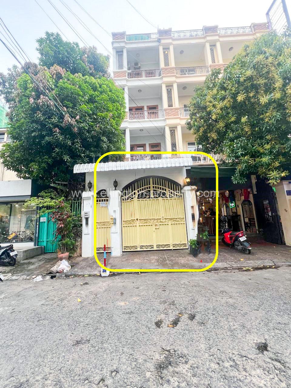 Shophouse For Rent In Toul Tum Pung - Ellington Property