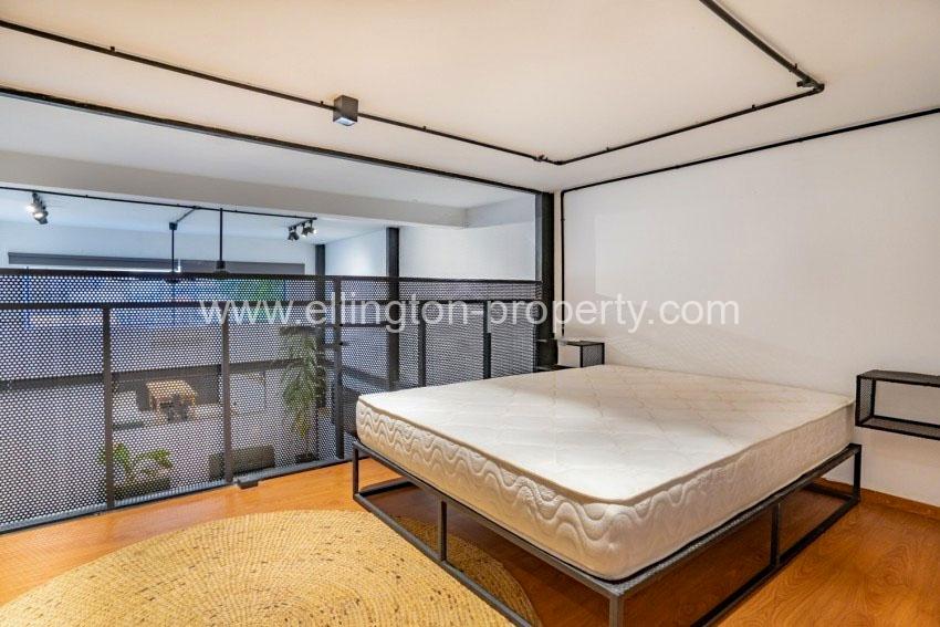Nice Duplex 1 Bedroom Renovated For Rent At Tonle Bassac - Ellington Property