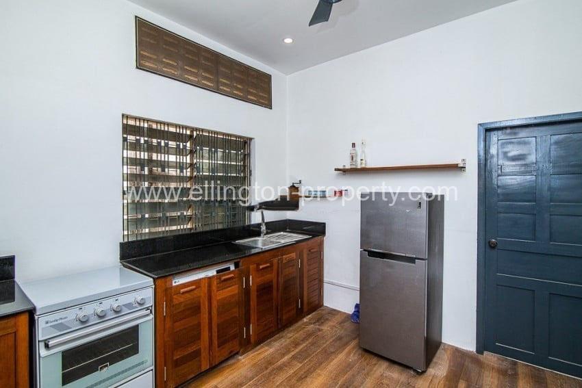 Nice Duplex 1 Bedroom Renovated For Rent At Tonle Bassac - Ellington Property