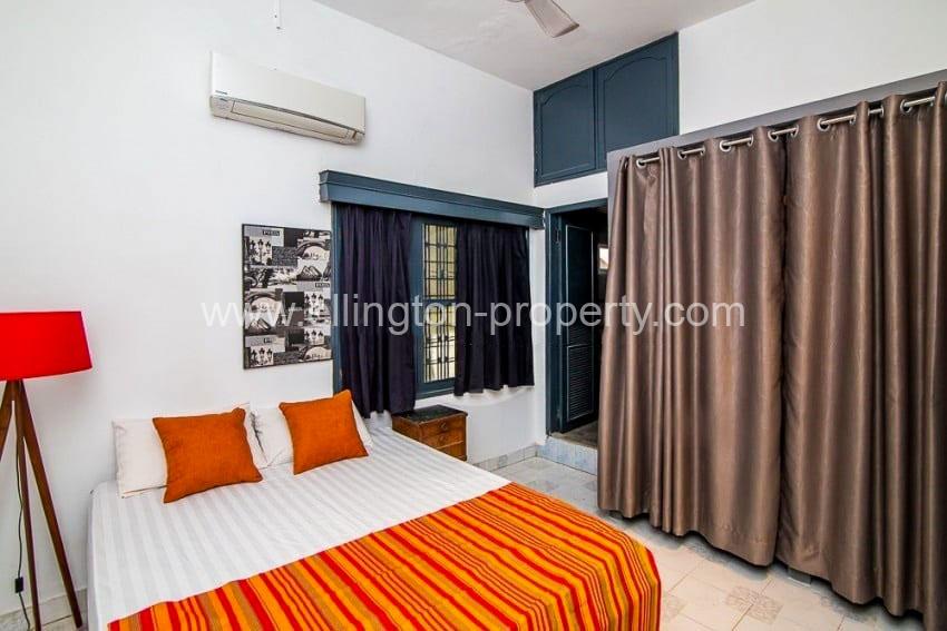 Nice Duplex 1 Bedroom Renovated For Rent At Tonle Bassac - Ellington Property