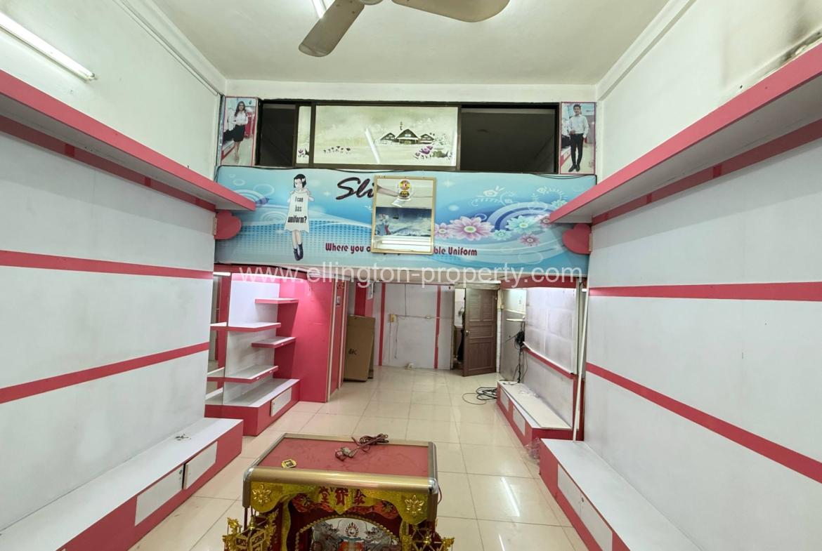Shop For Rent Near Bak Touk School - Ellington Property