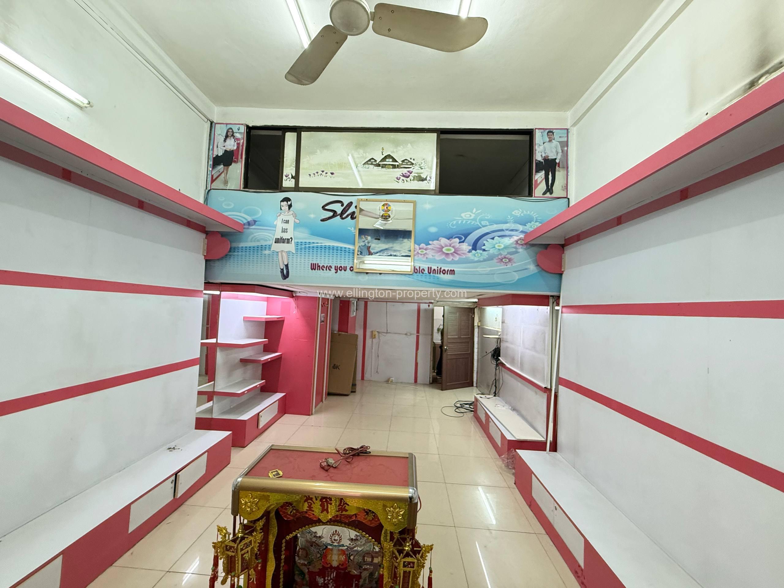 Shop For Rent Near Bak Touk School - Ellington Property
