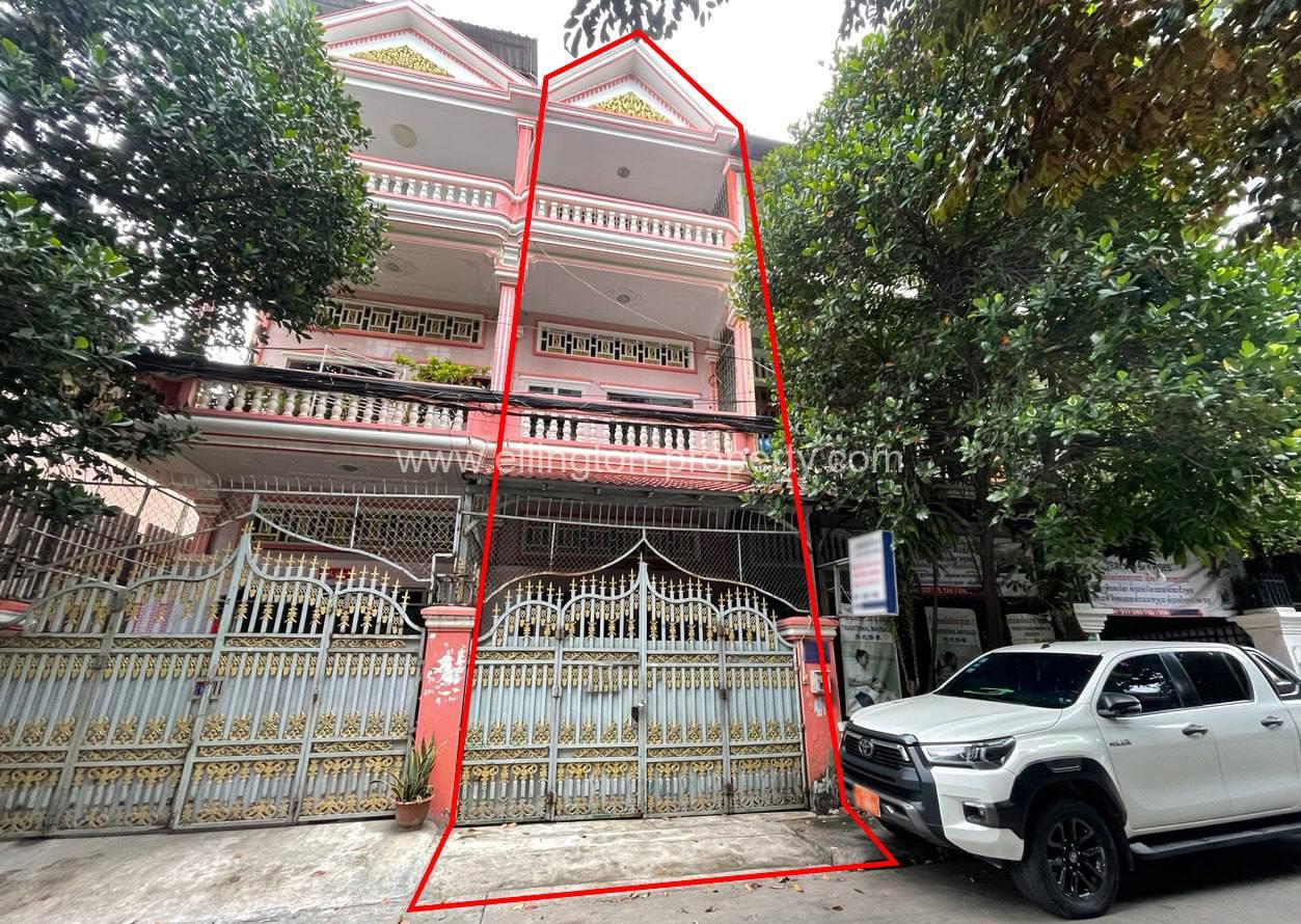 Shophouse For Rent At Tuol Tumpung - Ellington Property