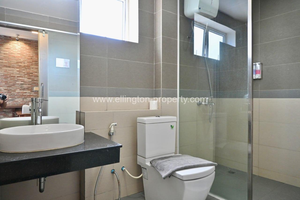 Studio Room Serviced Apartment For Rent In Tonle Bassac - Ellington Property