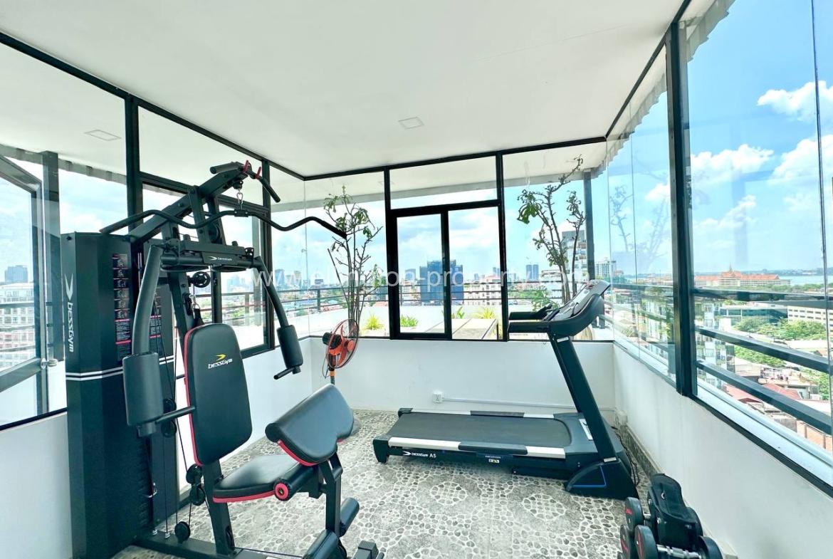 Studio Room Serviced Apartment For Rent In Tonle Bassac - Ellington Property