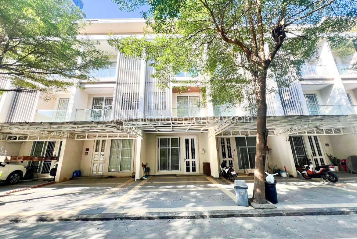 Link House B Rent In Borey Chip Mong Sen Sok, - Ellington Property