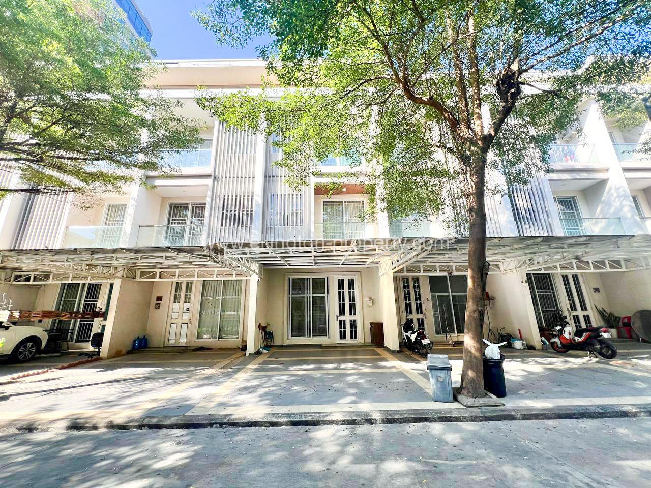 Link House B Rent In Borey Chip Mong Sen Sok, - Ellington Property