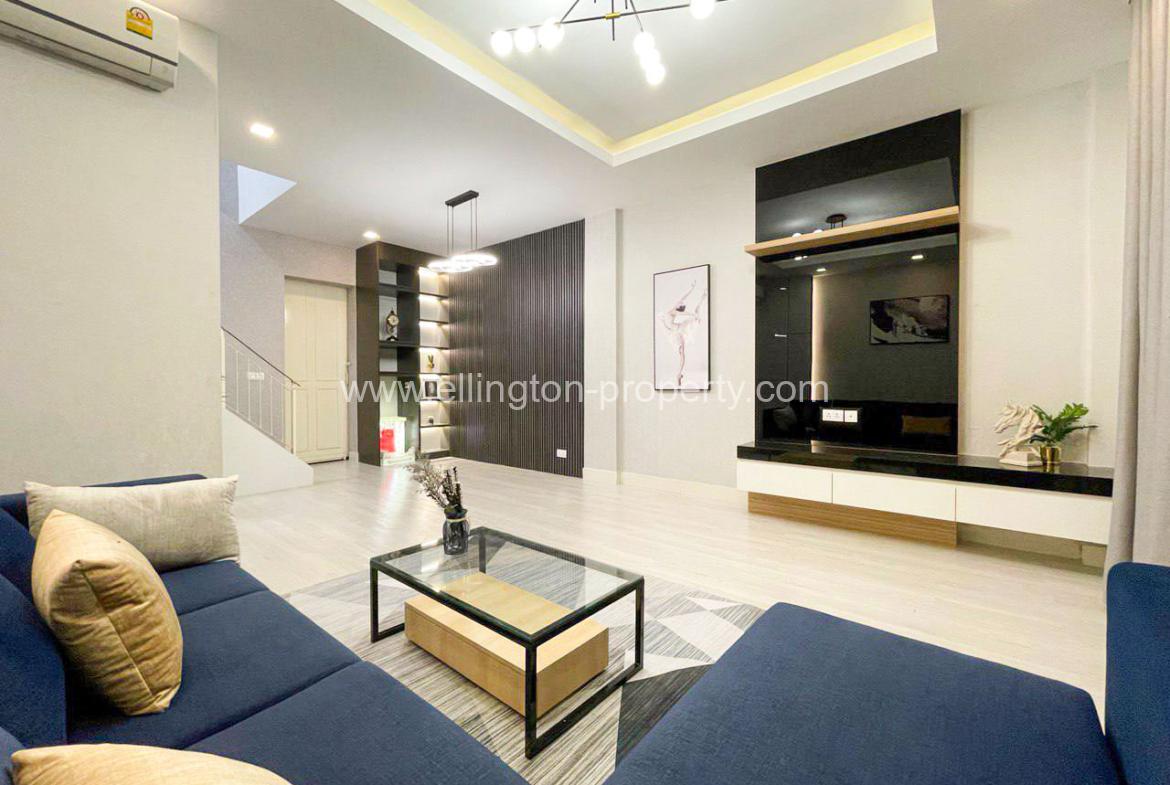 Link House B Rent In Borey Chip Mong Sen Sok, - Ellington Property