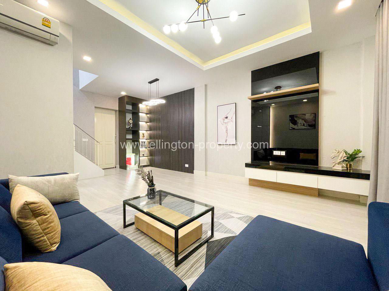 Link House B Rent In Borey Chip Mong Sen Sok, - Ellington Property