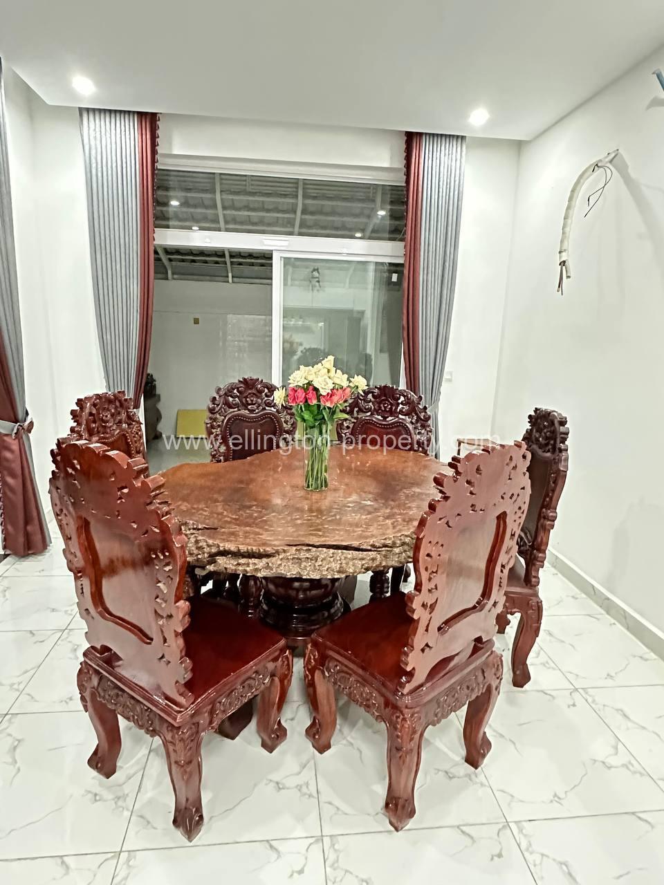 Twin Villa For Rent At Borey Orkide The Botanic City - Ellington Property