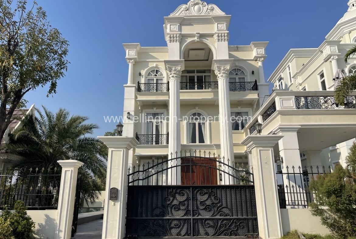 Single Villa For Rent In Borey Khan Sen Sok - Ellington Property