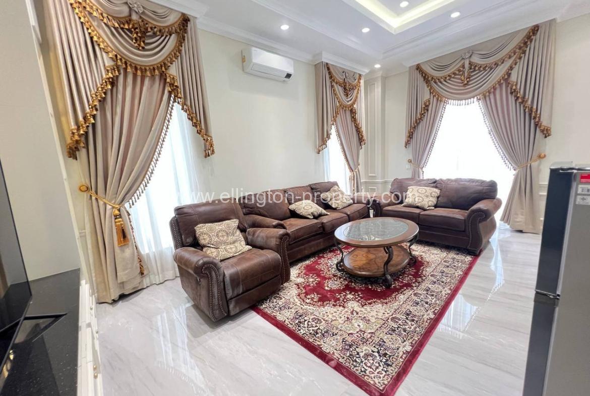 Single Villa For Rent In Borey Khan Sen Sok - Ellington Property