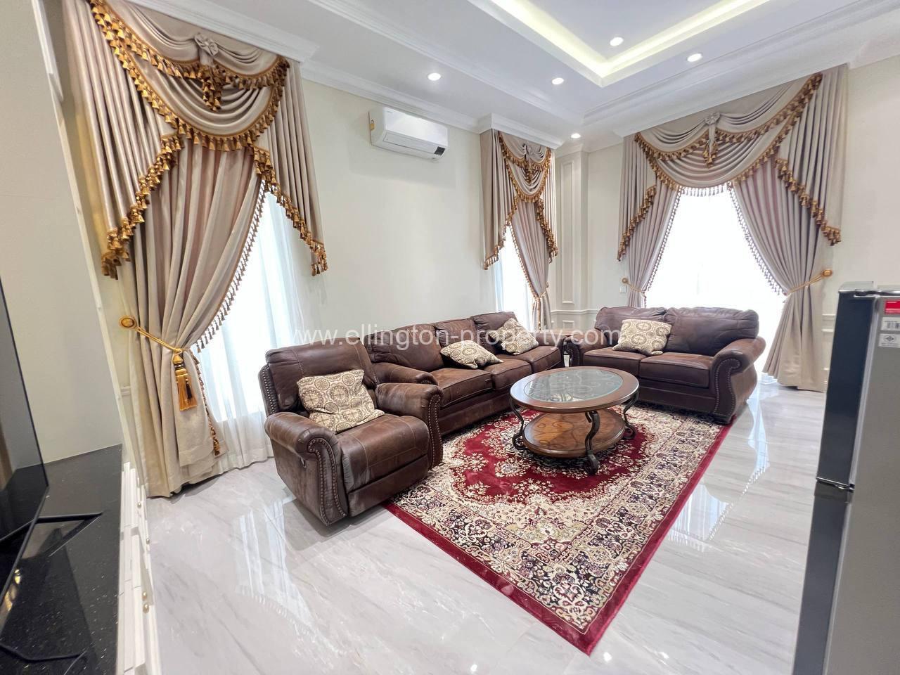 Single Villa For Rent In Borey Khan Sen Sok - Ellington Property