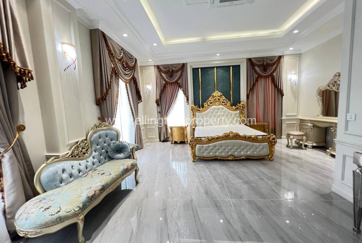 Single Villa For Rent In Borey Khan Sen Sok - Ellington Property