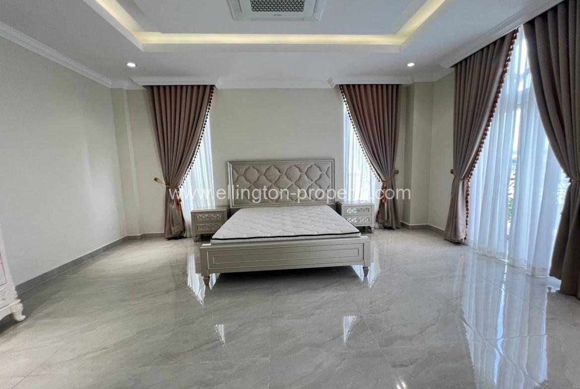 Single Villa For Rent In Borey Khan Sen Sok - Ellington Property