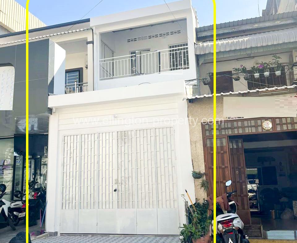 Shophouse For​​ Rent In Boeng Keng Kong - Ellington Property