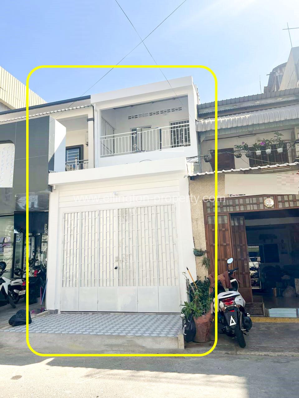 Shophouse For​​ Rent In Boeng Keng Kong - Ellington Property