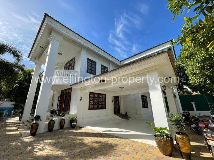 Single Villa For Rent In Borey Sunway - Ellington Property