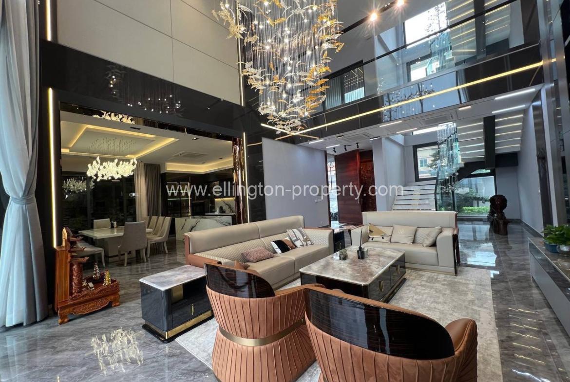 Single Villa For Rent In Chrouy Changvar 6a - Ellington Property